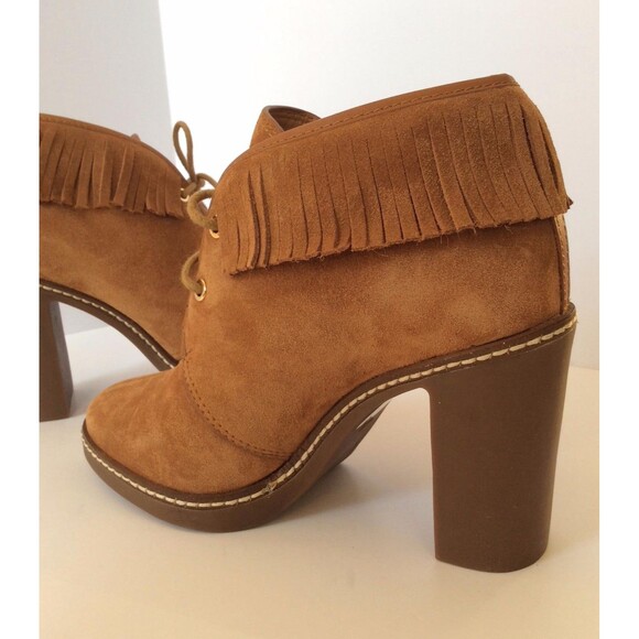 NEW TORY BURCH Hilary 100mm Fringe Booties (Size 5 M) - MSRP $395.00! - Picture 8 of 11